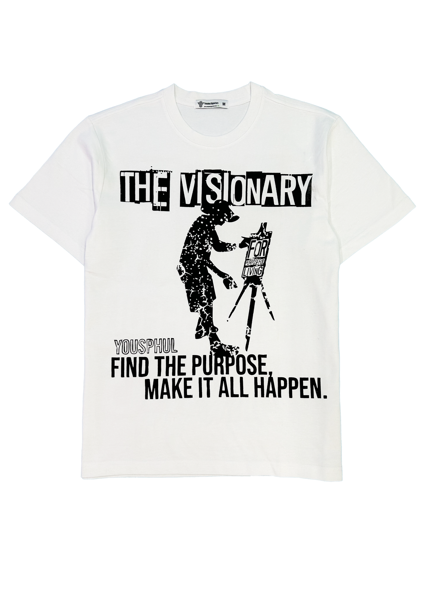 White Make It Happen T-Shirt