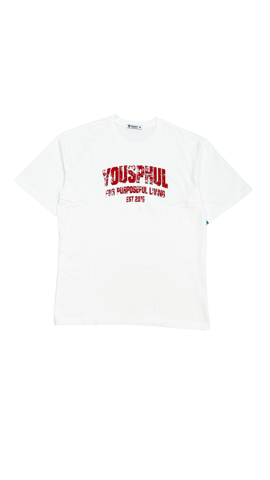 White Yousphul Arch T-Shirt